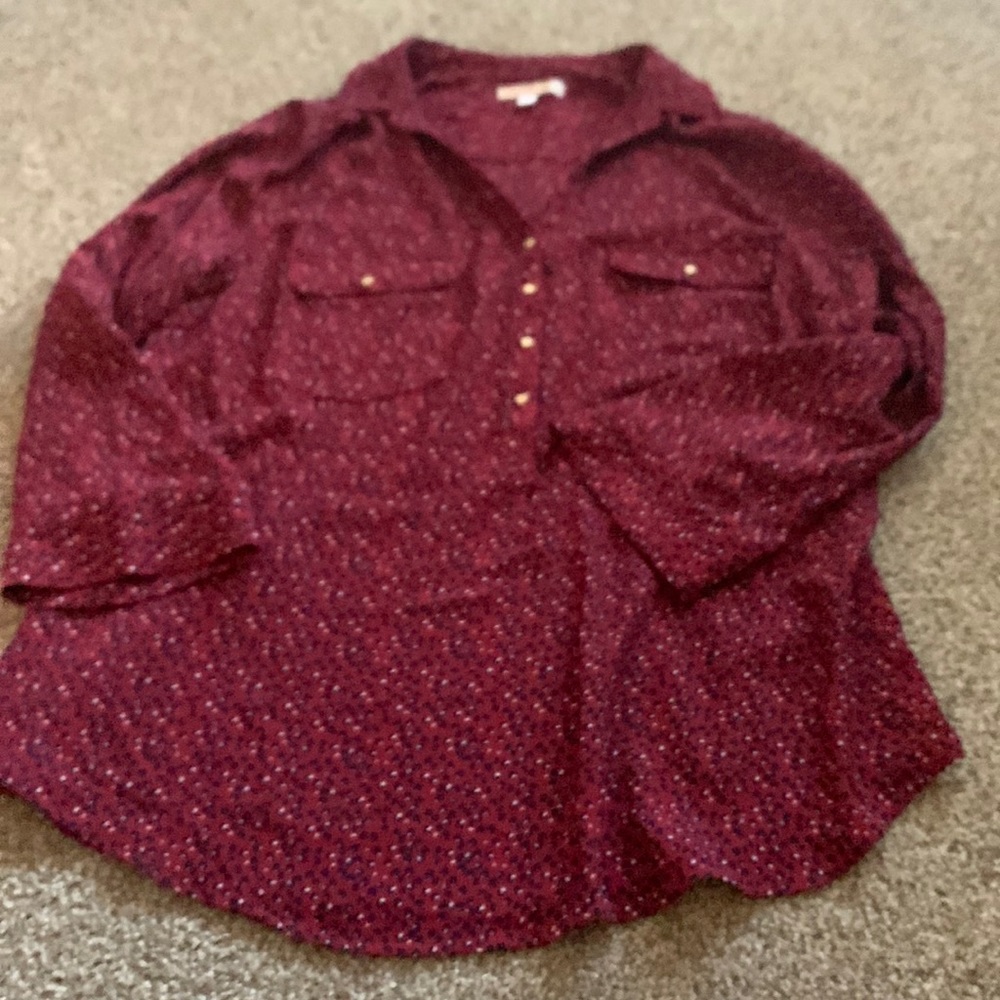 Skies are blue blouse